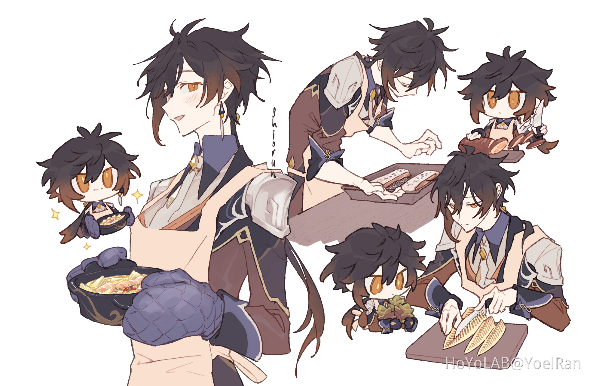 Slowcooked Bamboo Shoot Soup prepared by Zhongli Genshin Impact HoYoLAB