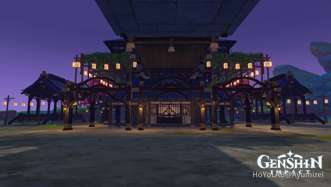 Kujou Clan's Rest House | ft. Raiden Shogun | Inazuma builds | Genshin ...