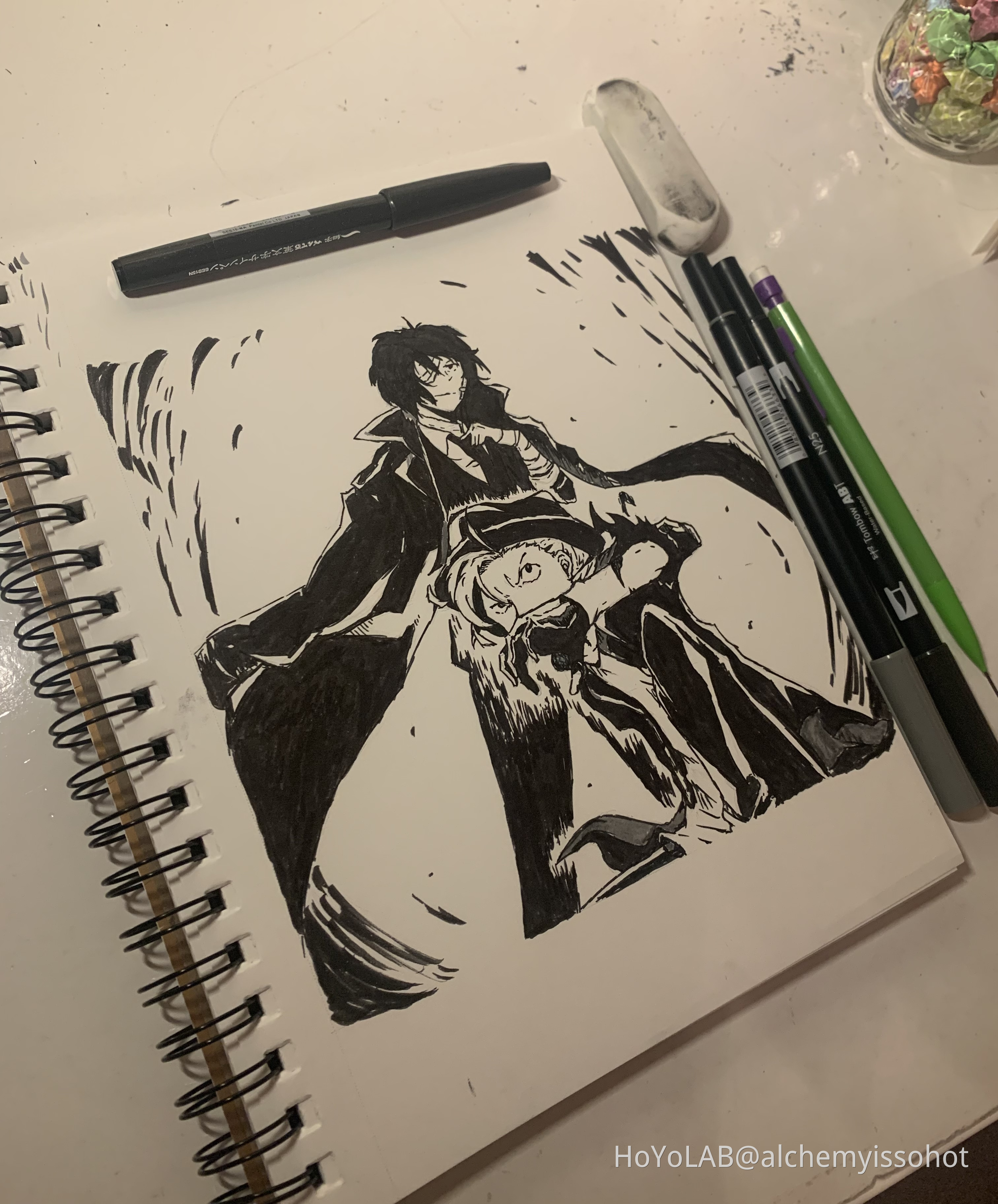 re-drawing of one of my favorite manga panels | HoYoLAB