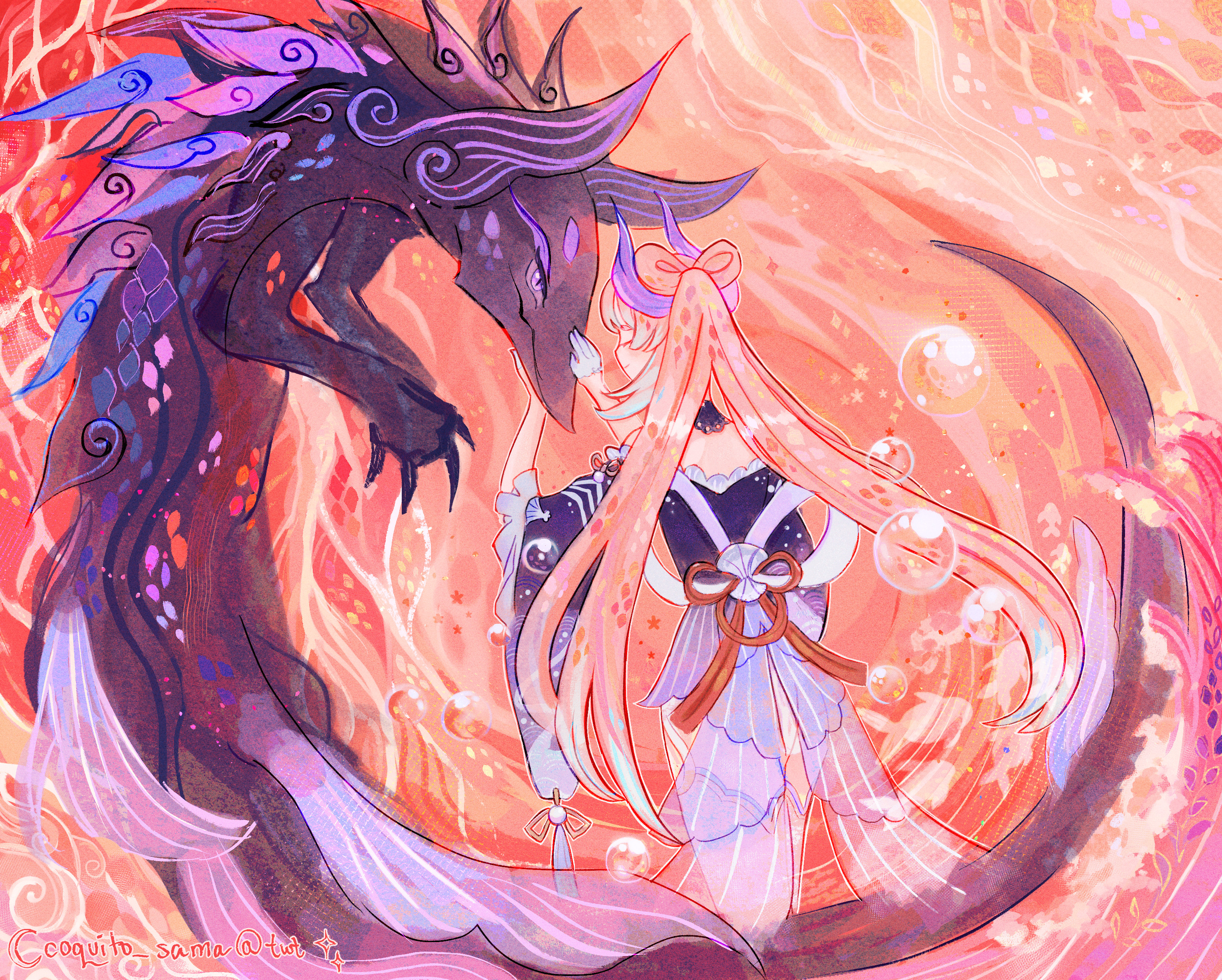 Dracaena Somnolenta (Happy b-day Kokomi!) Genshin Impact | HoYoLAB