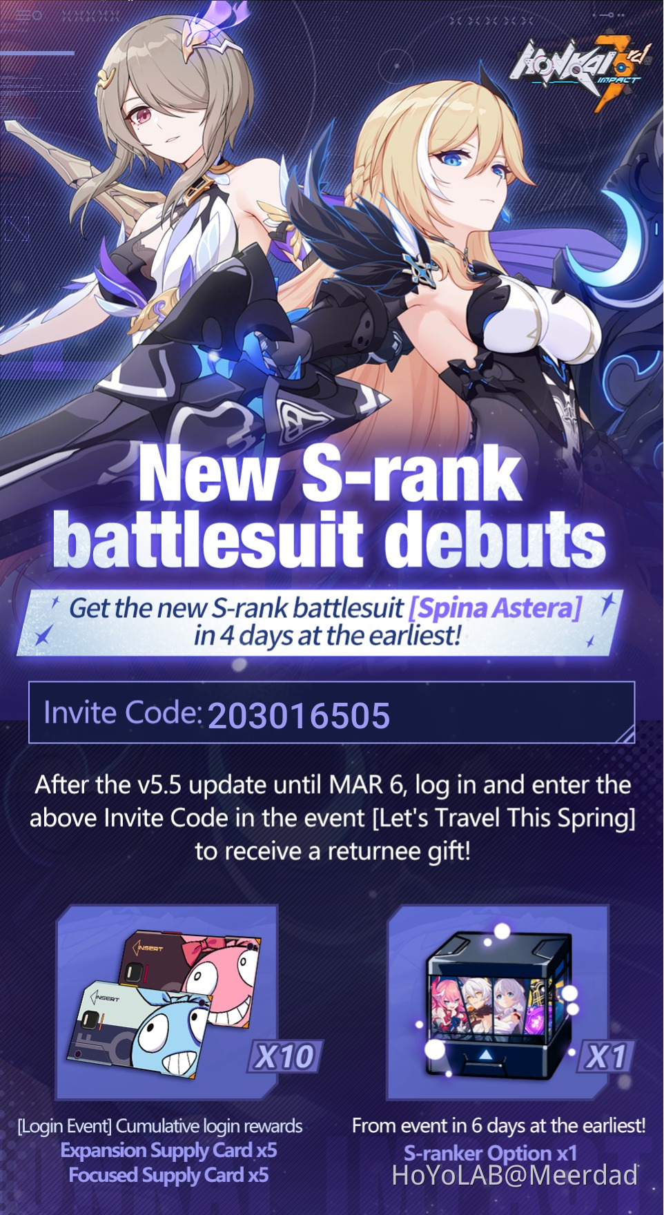 honkai invite code Honkai Impact 3rd HoYoLAB