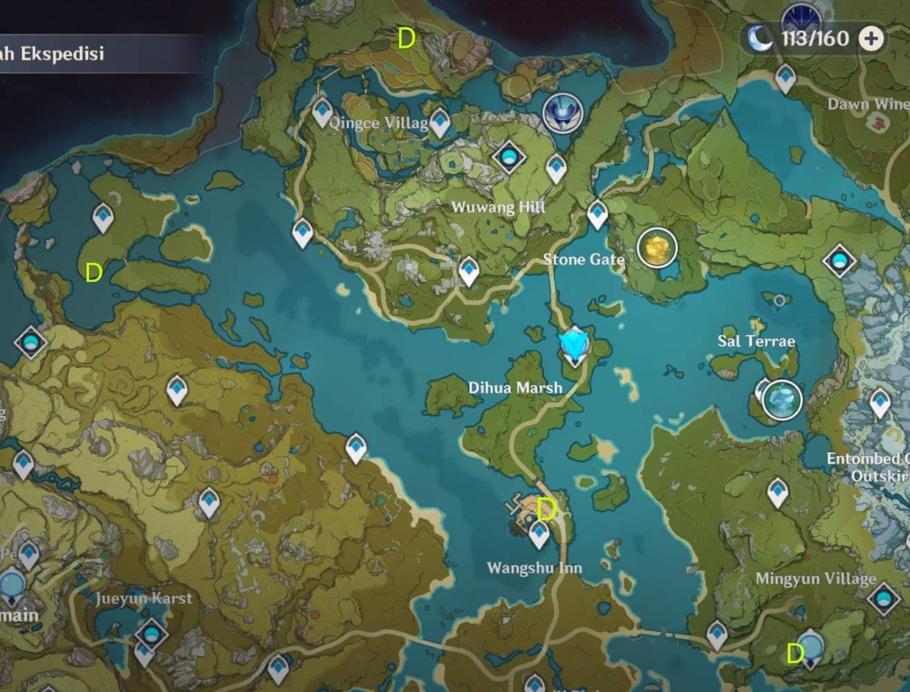 4 Lokasi NPC Dandy Liyue Genshin Impact HoYoLAB