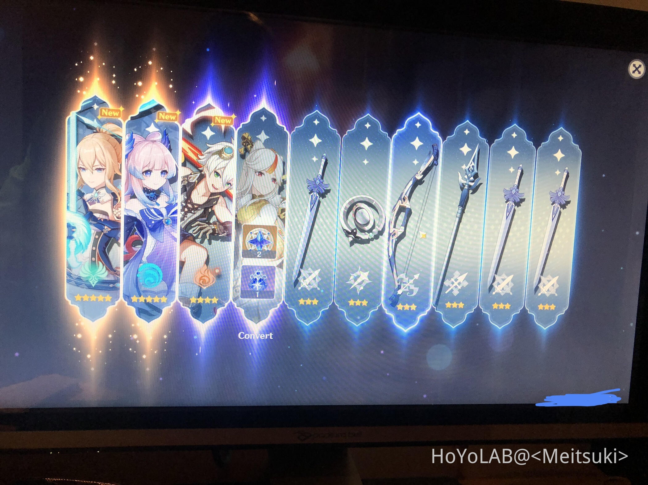 My sisters first 10 pull Genshin Impact | HoYoLAB