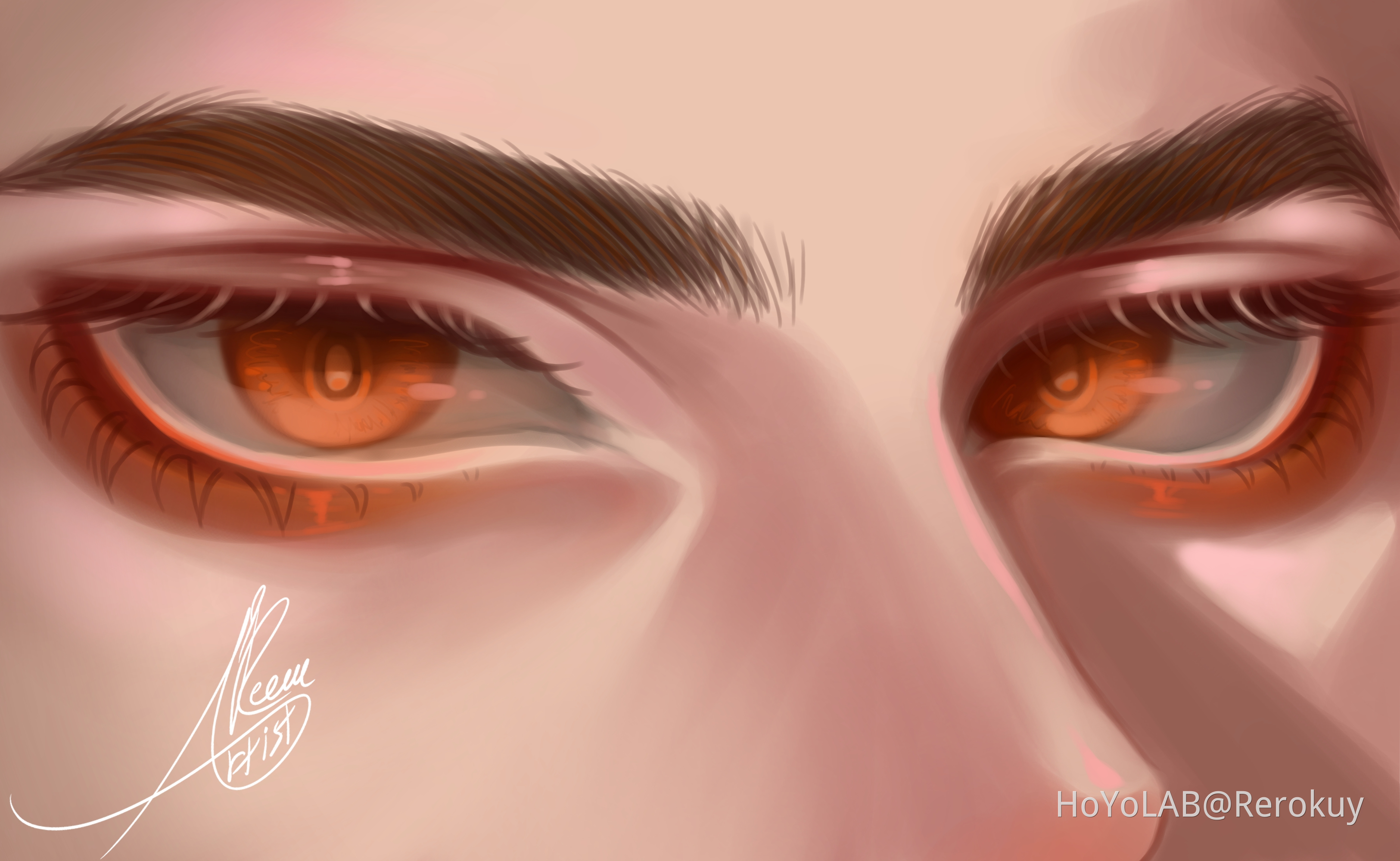 Zhongli eyes Genshin Impact HoYoLAB