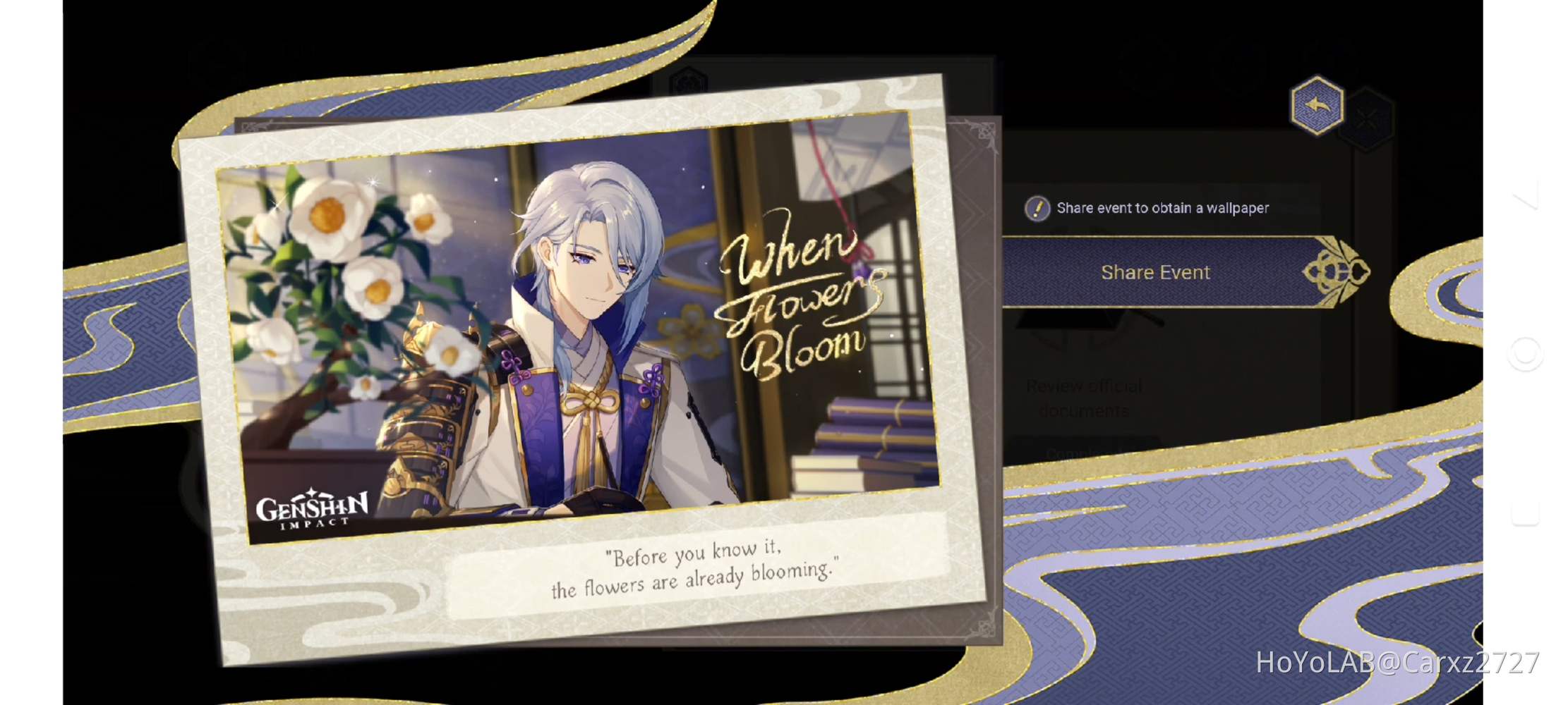 When Flowers Bloom  Event Genshin Impact HoYoLAB