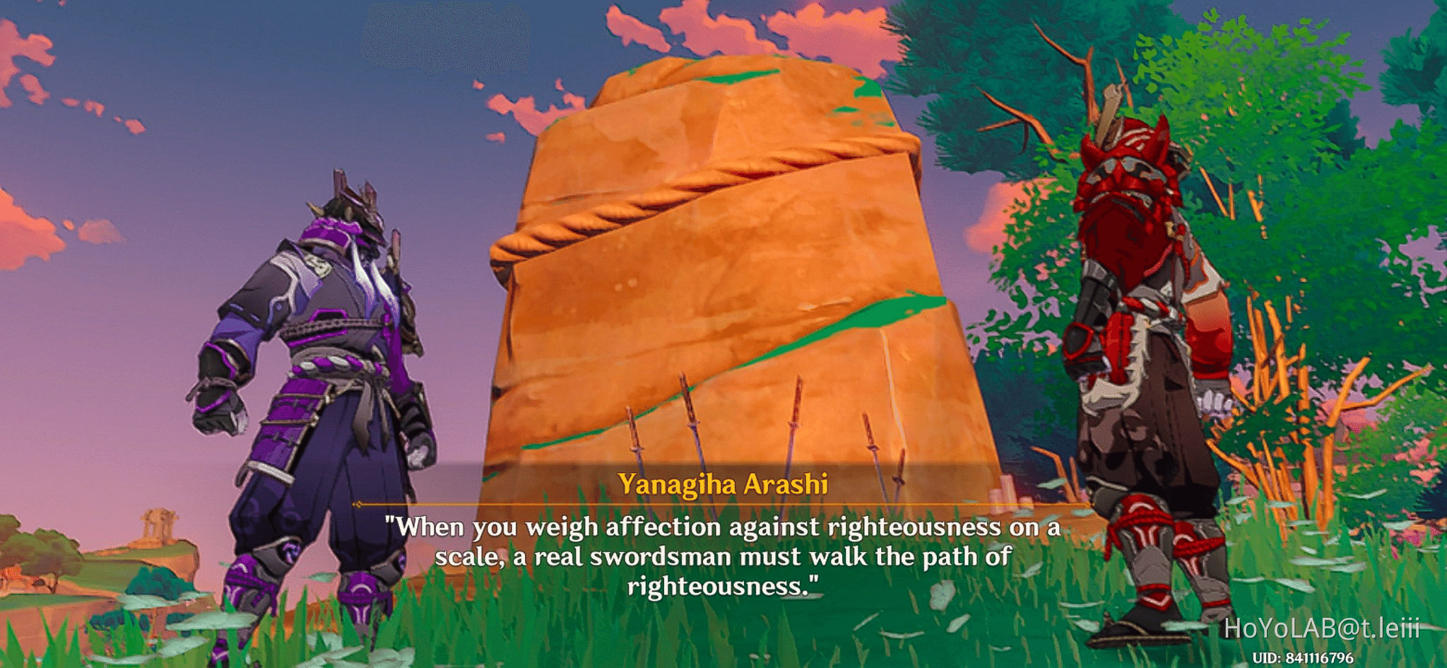 "Witness the end of the Iwakura Clan." More like Caused Genshin Impact