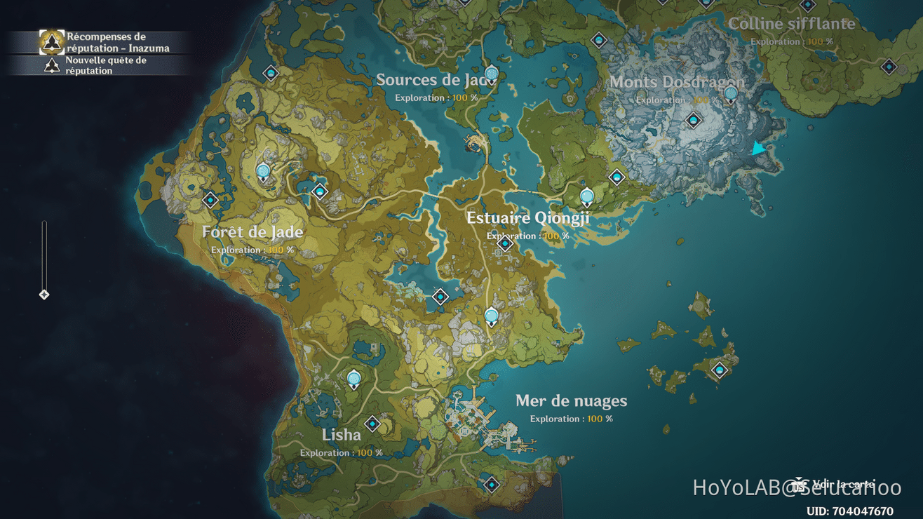 La carte de Teyvat enfin complétée ! Genshin Impact HoYoLAB