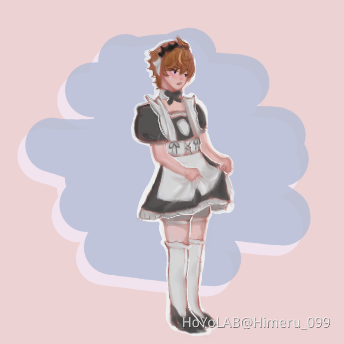 CHILDE IN A MAID DRESS IFHAUHSADUIHAS Genshin Impact HoYoLAB