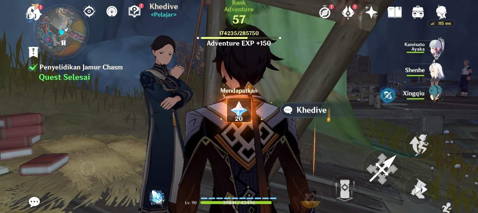 [Versi 2.6] 3 Hidden Quest dari Khedive + Achievement Genshin Impact