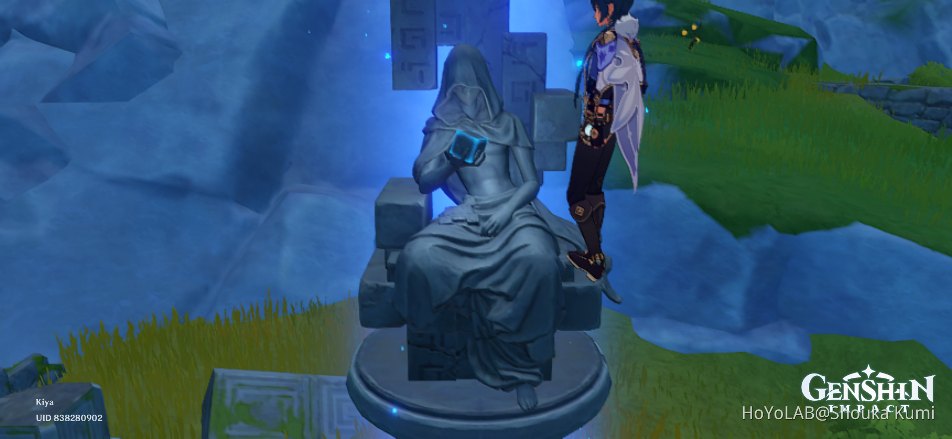 First time seeing Geo Statue Genshin Impact HoYoLAB