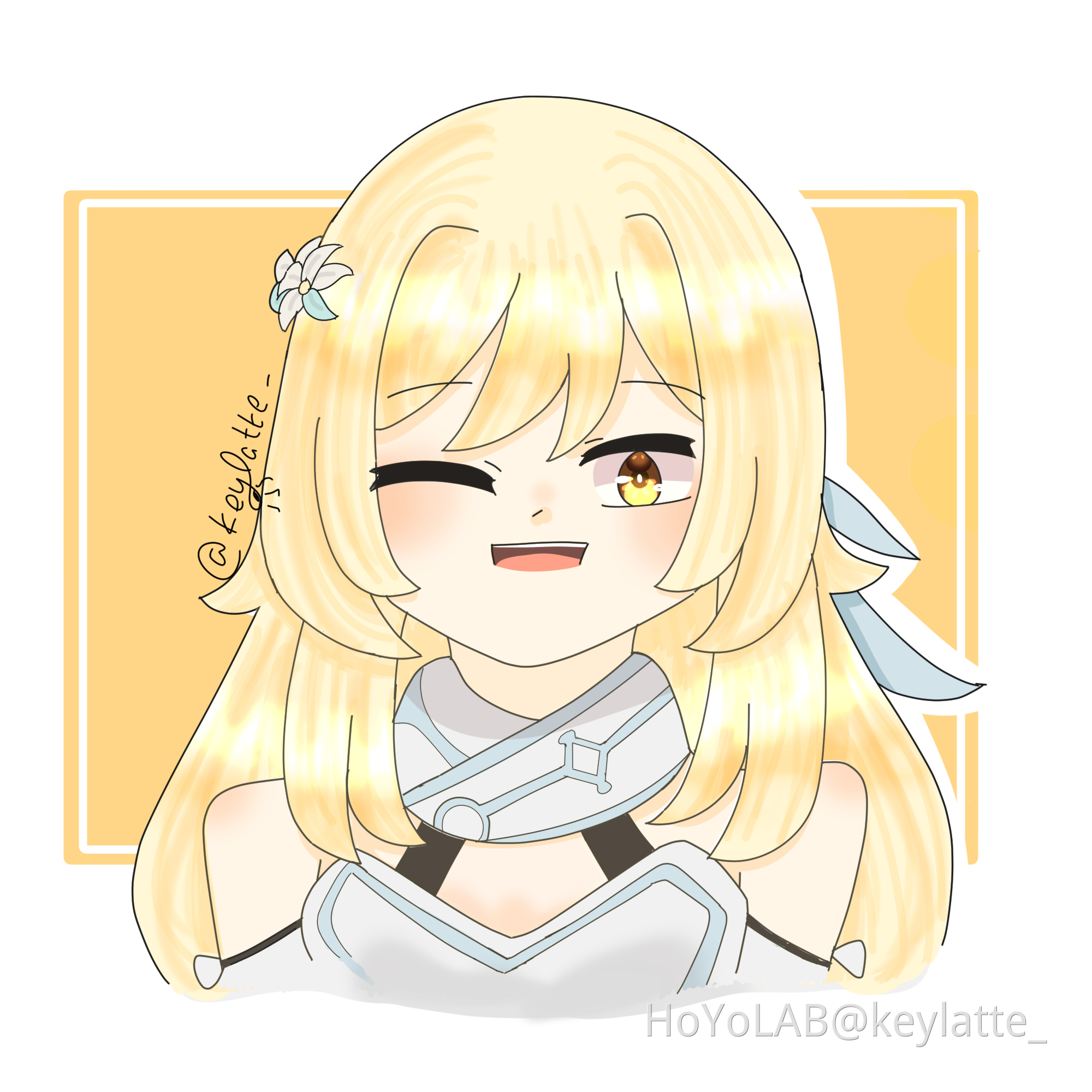 Lumine long hair Genshin Impact | HoYoLAB
