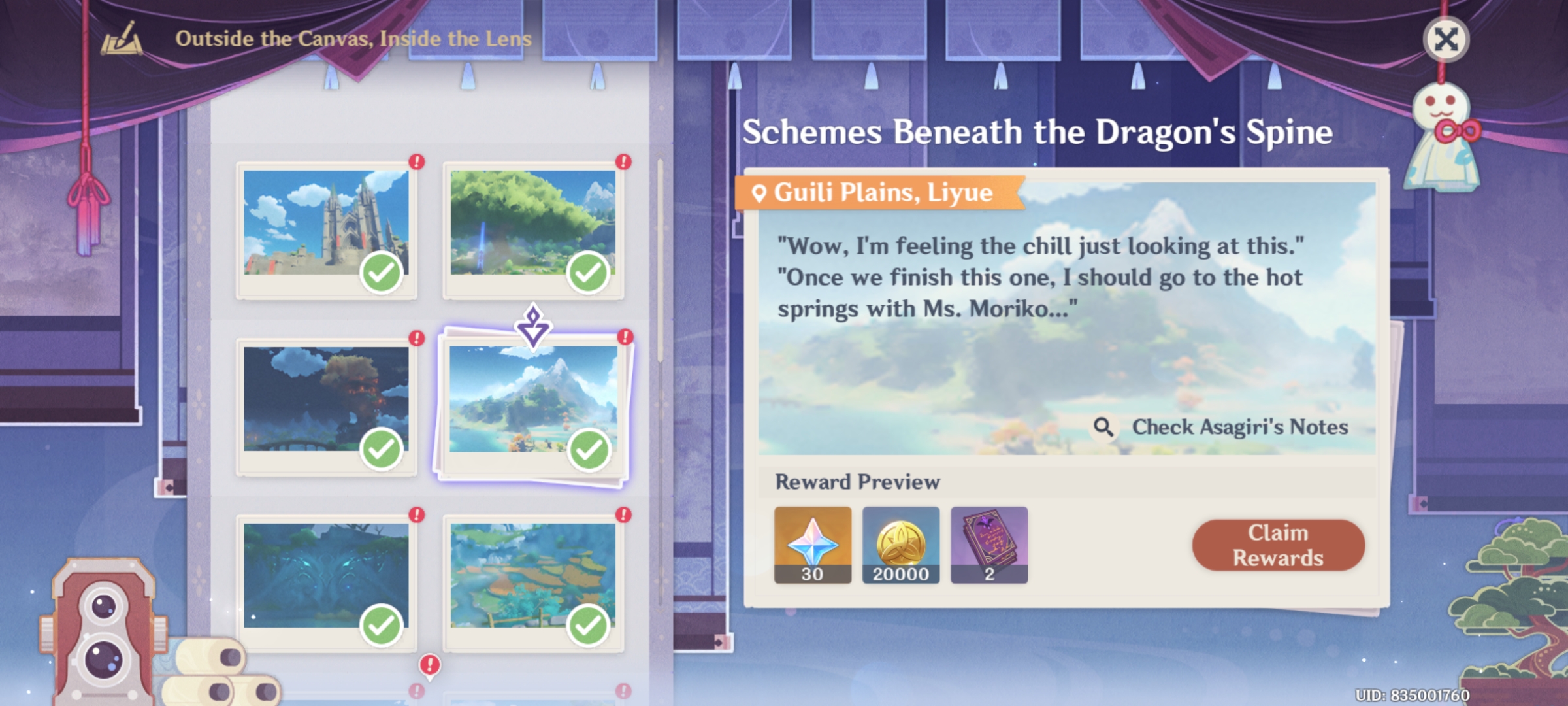 Schemes Beneath the Dragon's Spine (Outside the Canvas, Inside The Lens