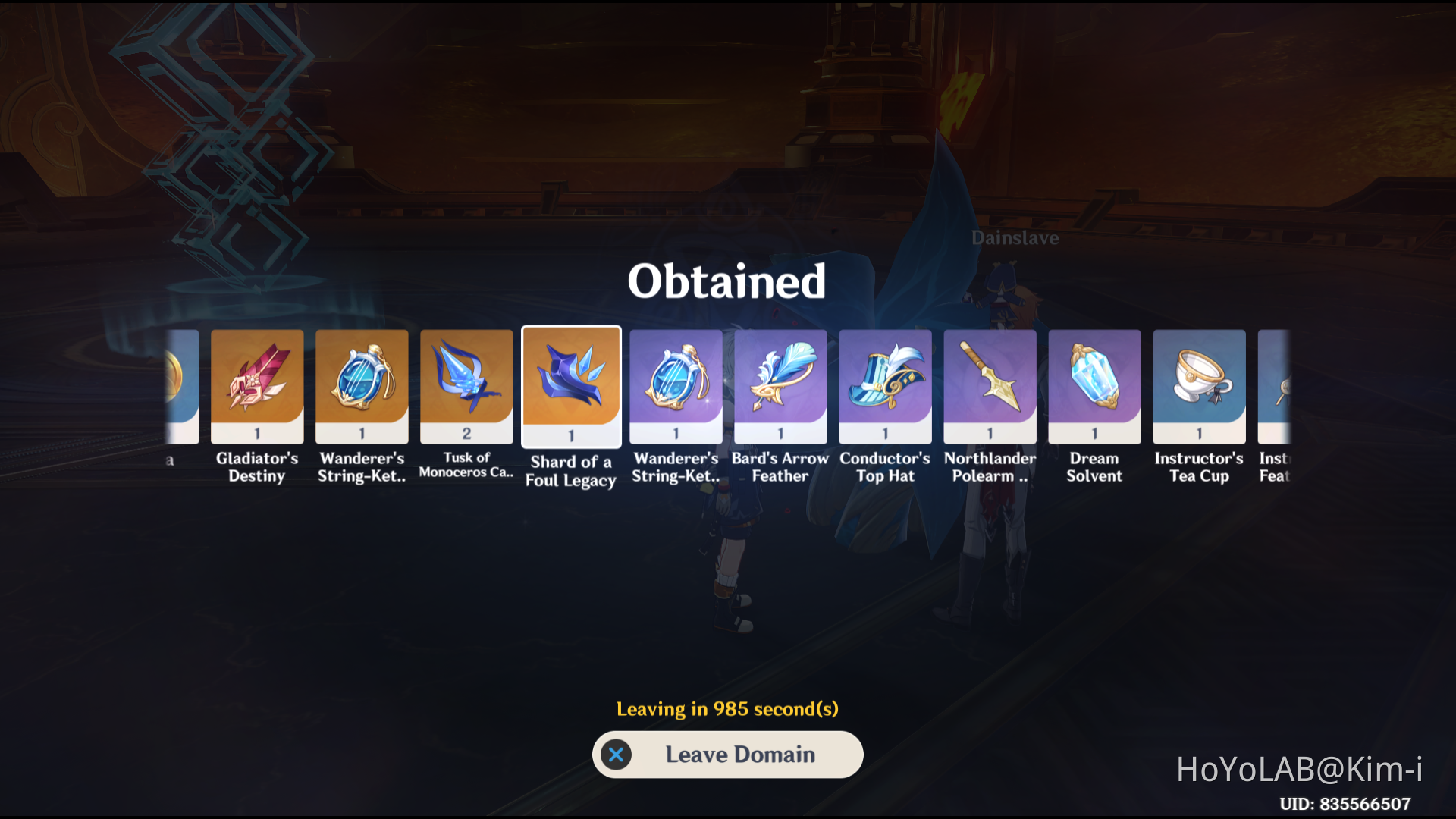 Lucky weekly drop 0 Genshin Impact HoYoLAB