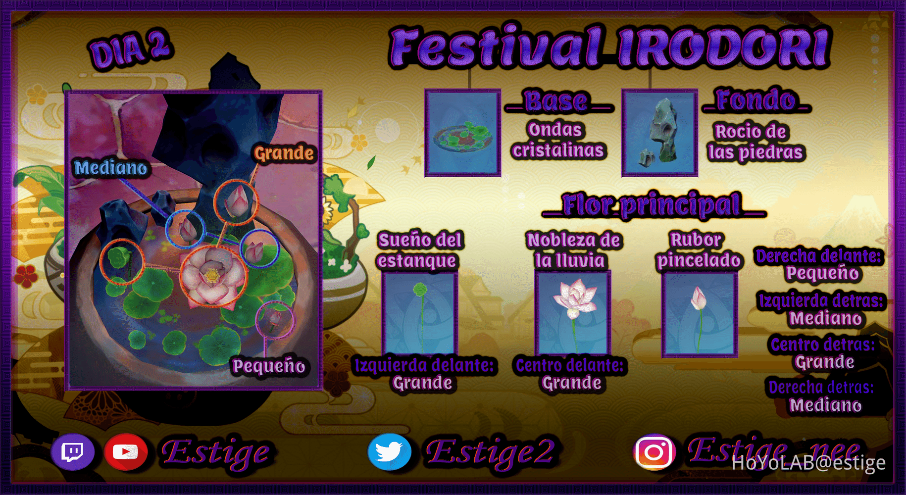 [Guía versión 2.6]🌸Festival Irodori🌸Ikebana Genshin Impact