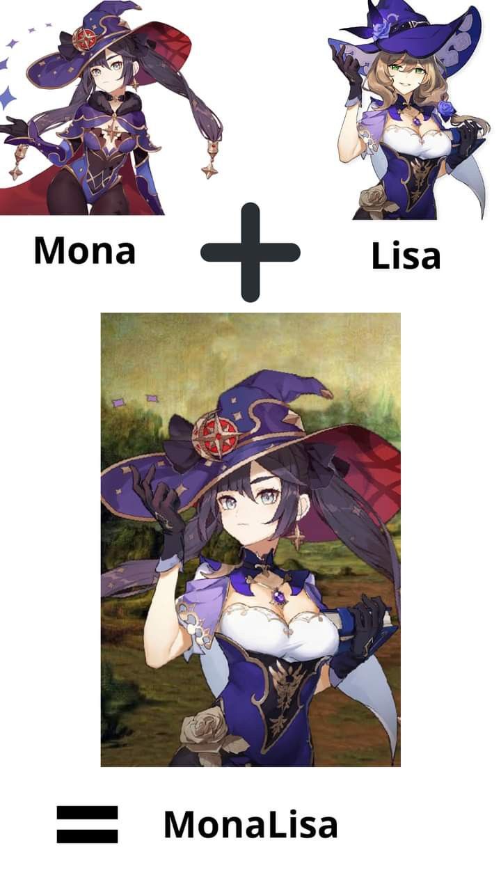 mona + lisa Genshin Impact | HoYoLAB