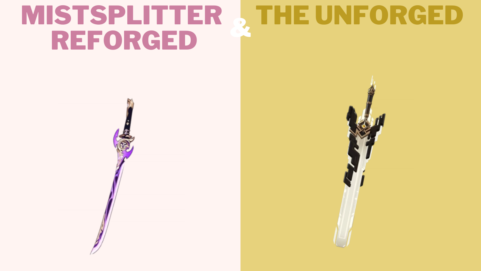 Mistsplitter and The Infographics Genshin Impact