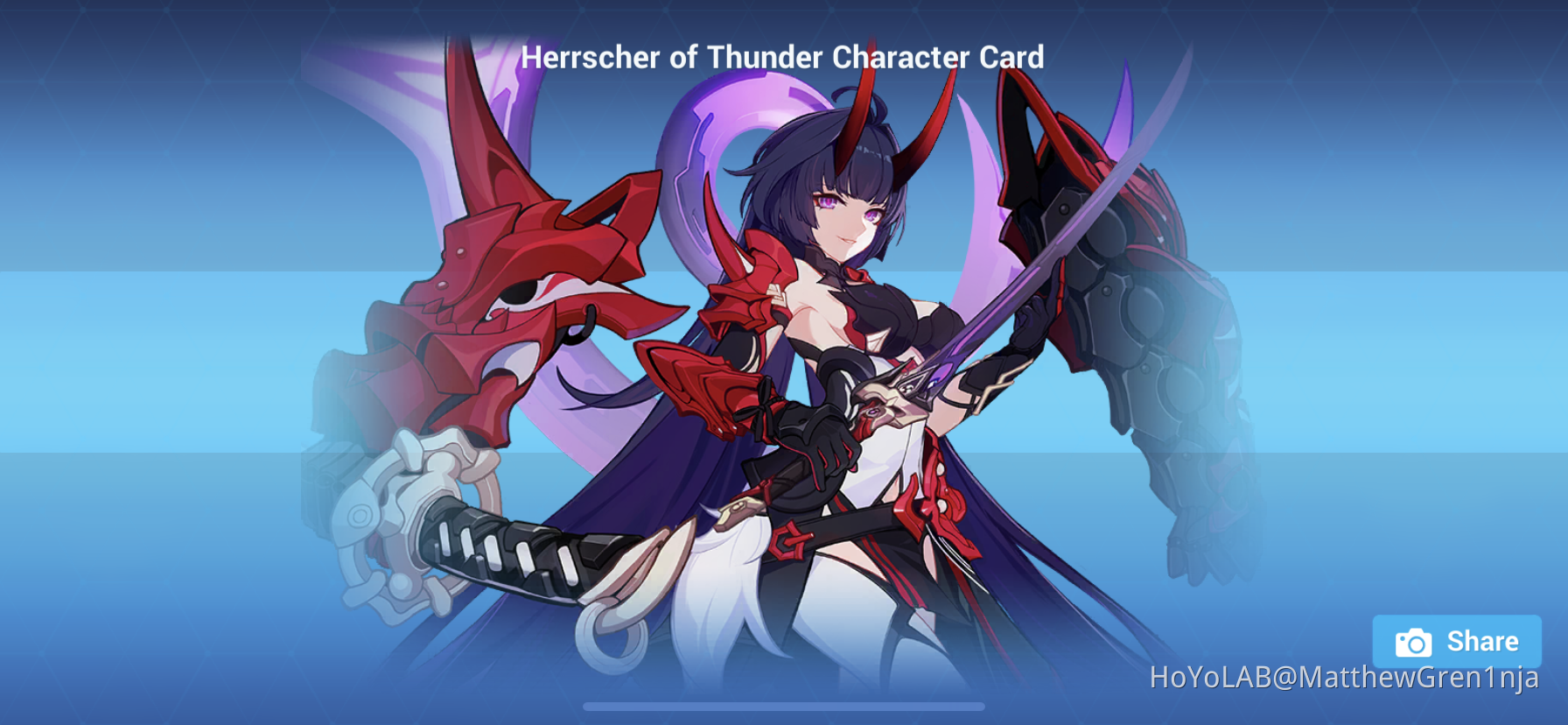 What do you know? I got Raiden Mei on her birthday! Honkai Impact 3rd ...