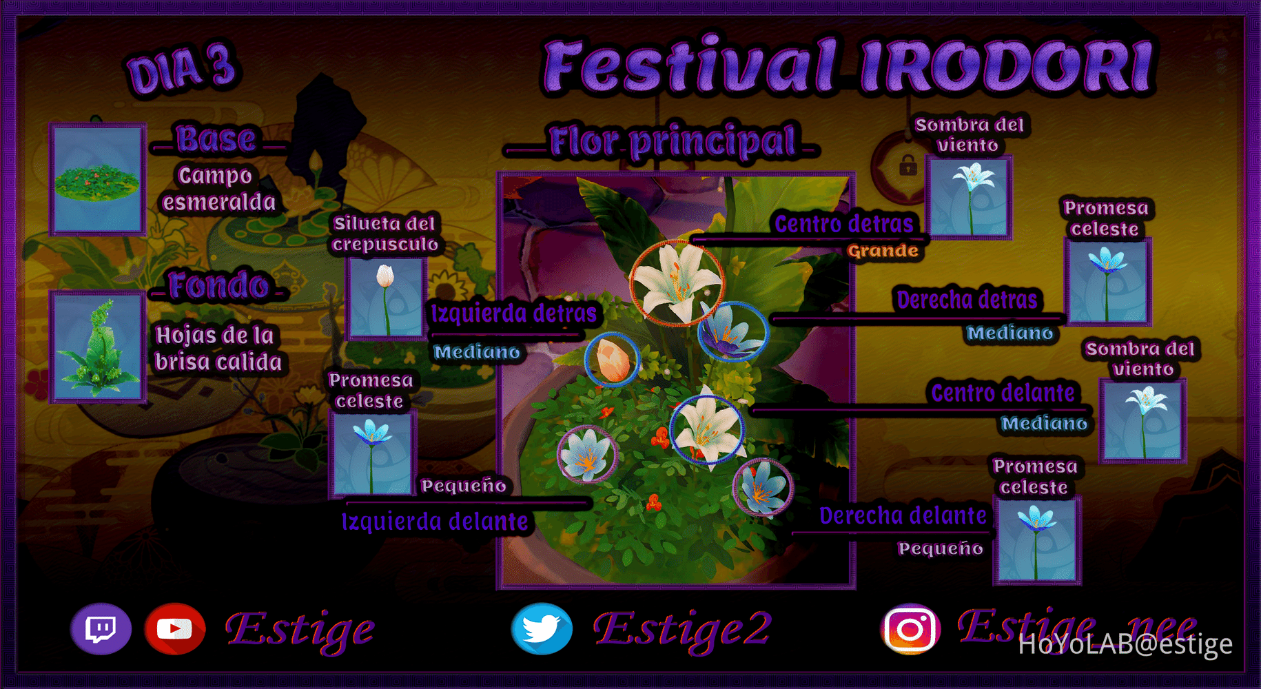 [Guía versión 2.6]🌸Festival Irodori🌸Ikebana Genshin Impact