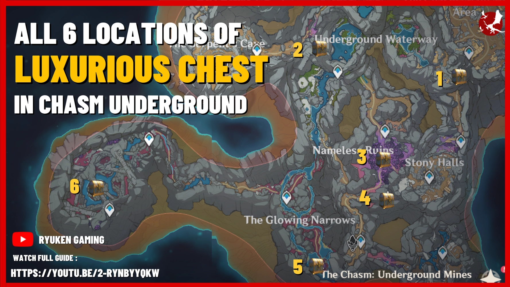 All Luxurious Chest Locations in Chasm Underground Genshin Impact