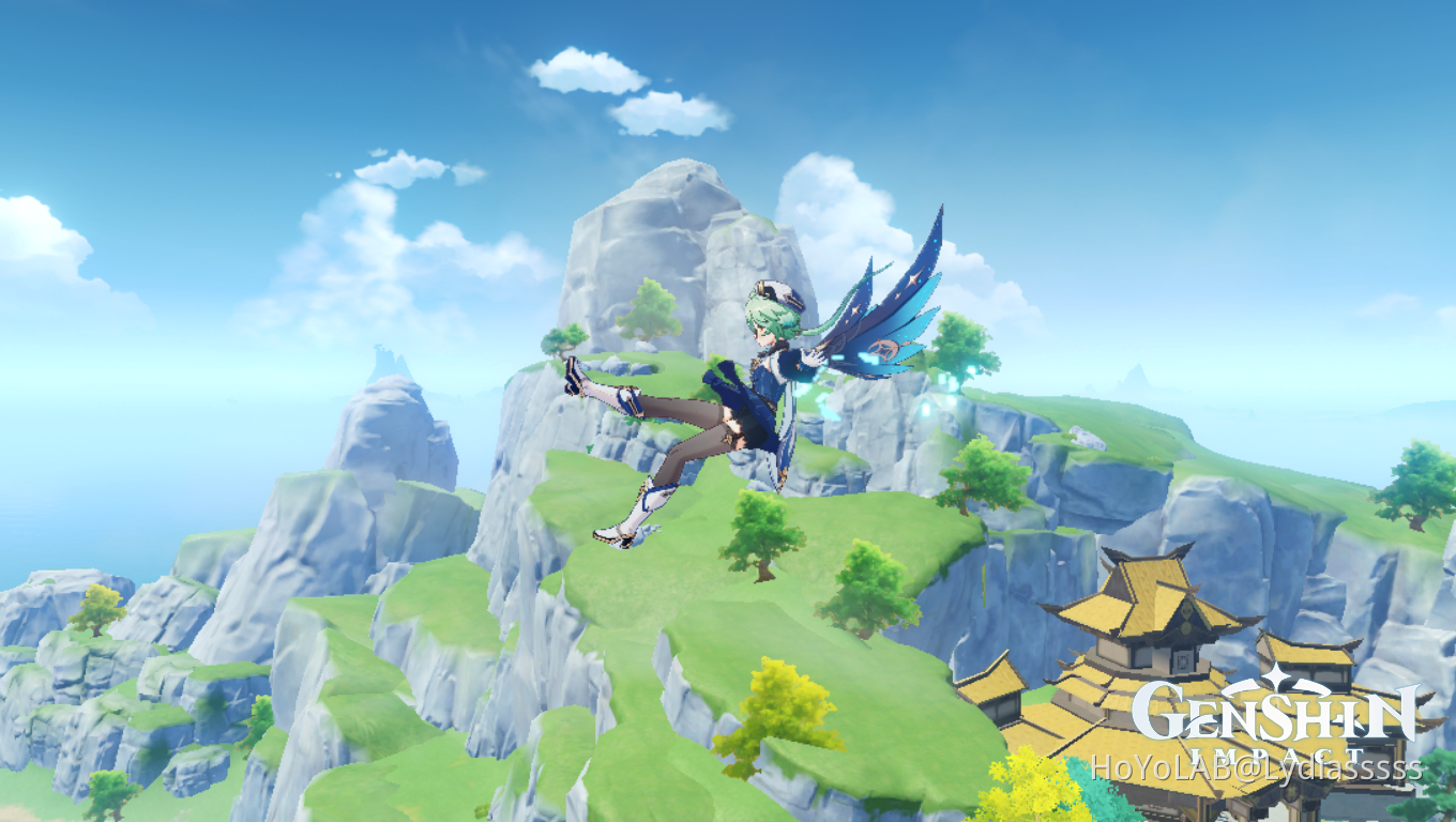 Gliding Genshin Impact HoYoLAB