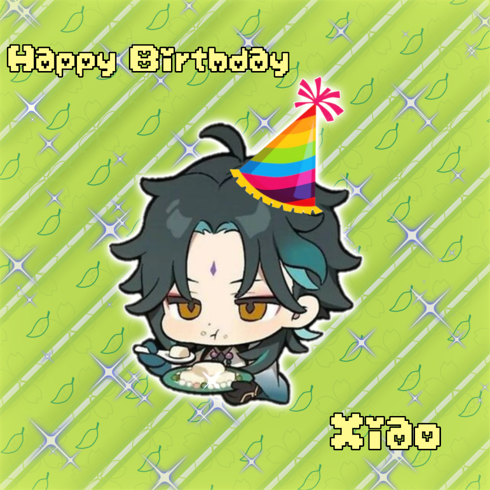 Happy Birthday Xiao my beloved 🥳💚 Genshin Impact HoYoLAB