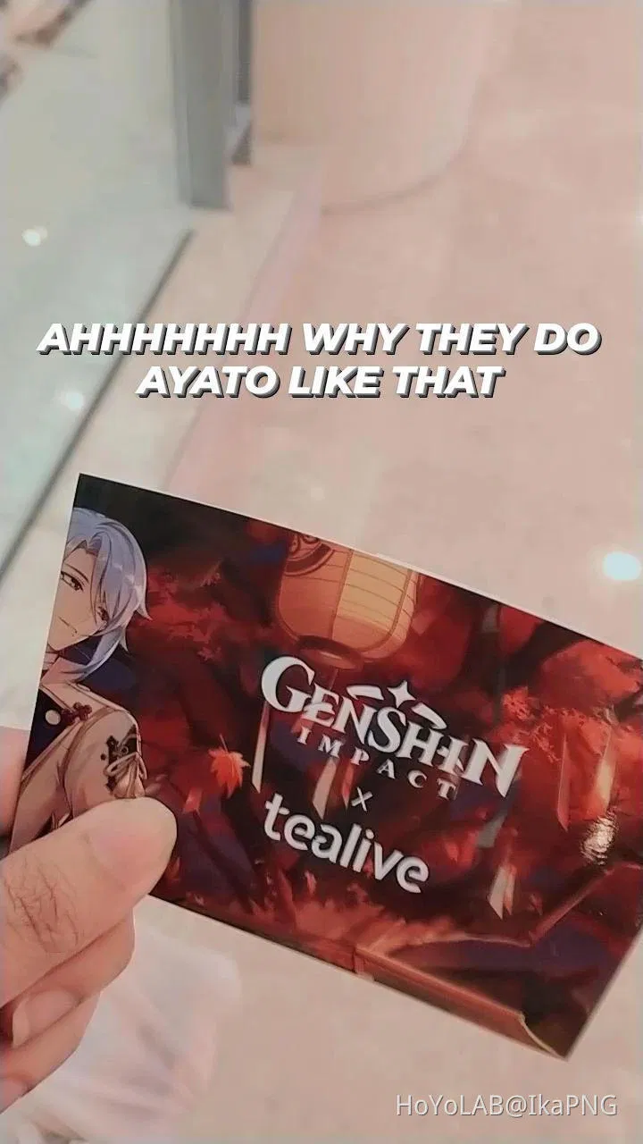 Genshin Impact X Tealive Cupsleeve Genshin Impact HoYoLAB