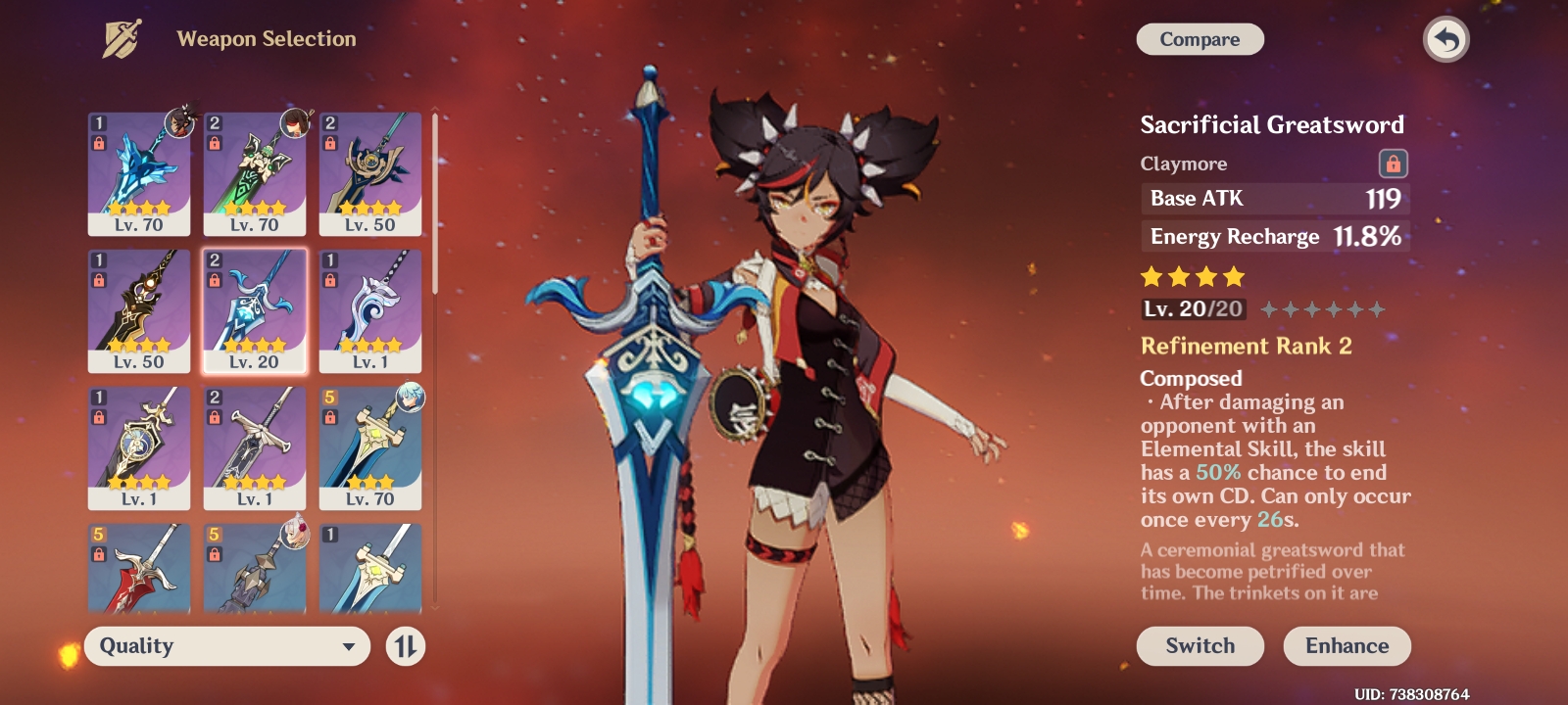 Xinyan best weapon? Genshin Impact HoYoLAB