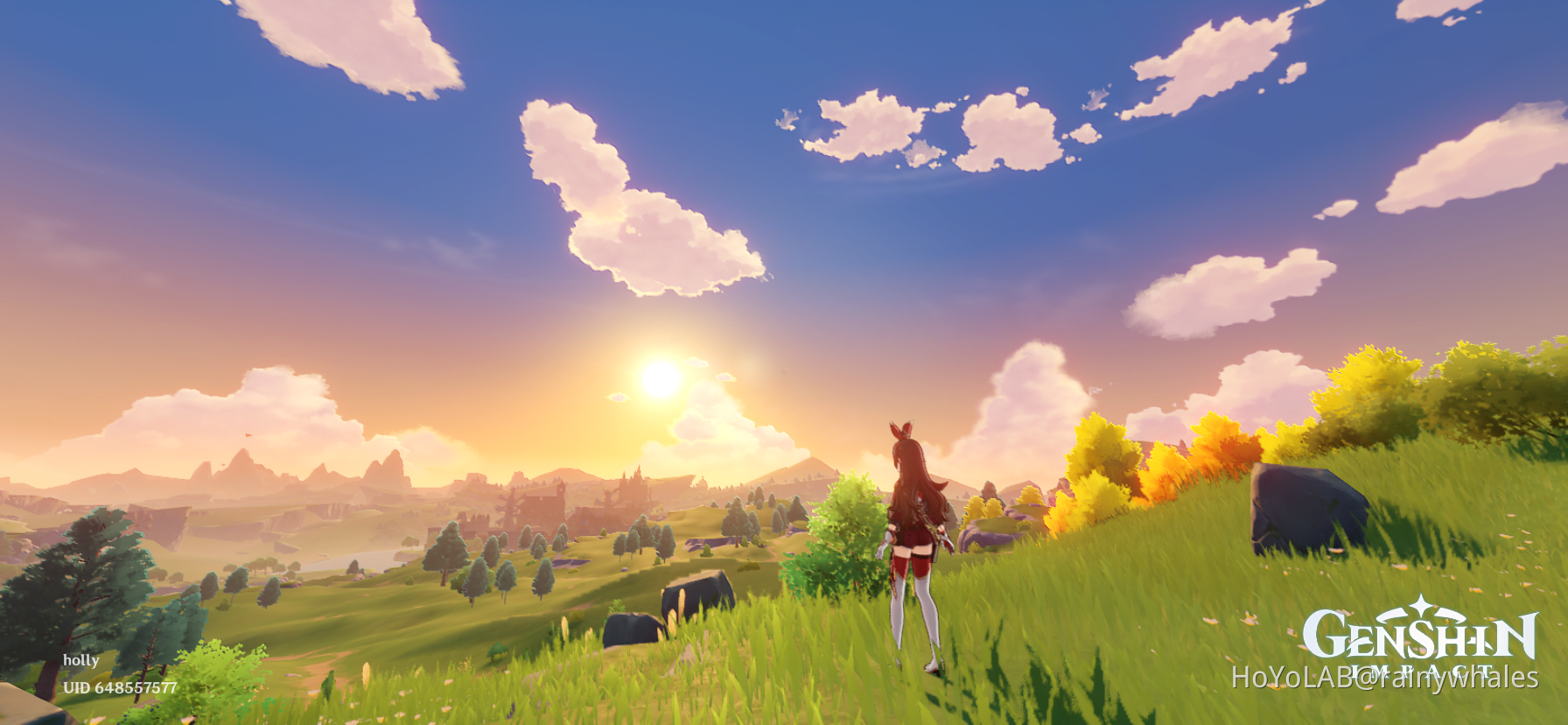 The sky is so pretty!!! Genshin Impact | HoYoLAB