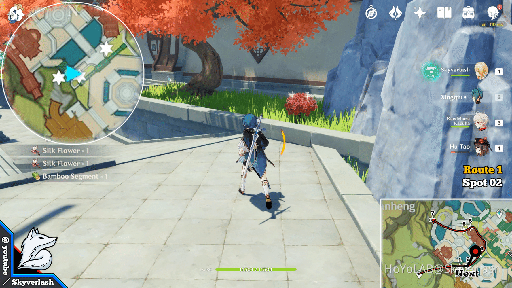 [Liyue Specialty] 38 Silk Flower Farming Routes Genshin Impact HoYoLAB