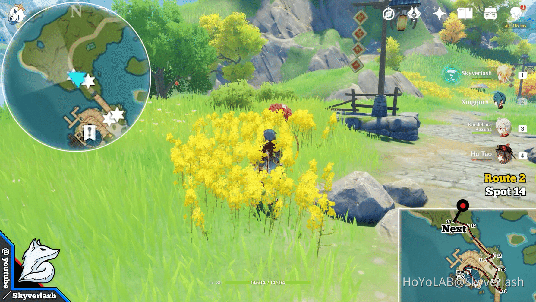 [Liyue Specialty] 38 Silk Flower Farming Routes Genshin Impact HoYoLAB