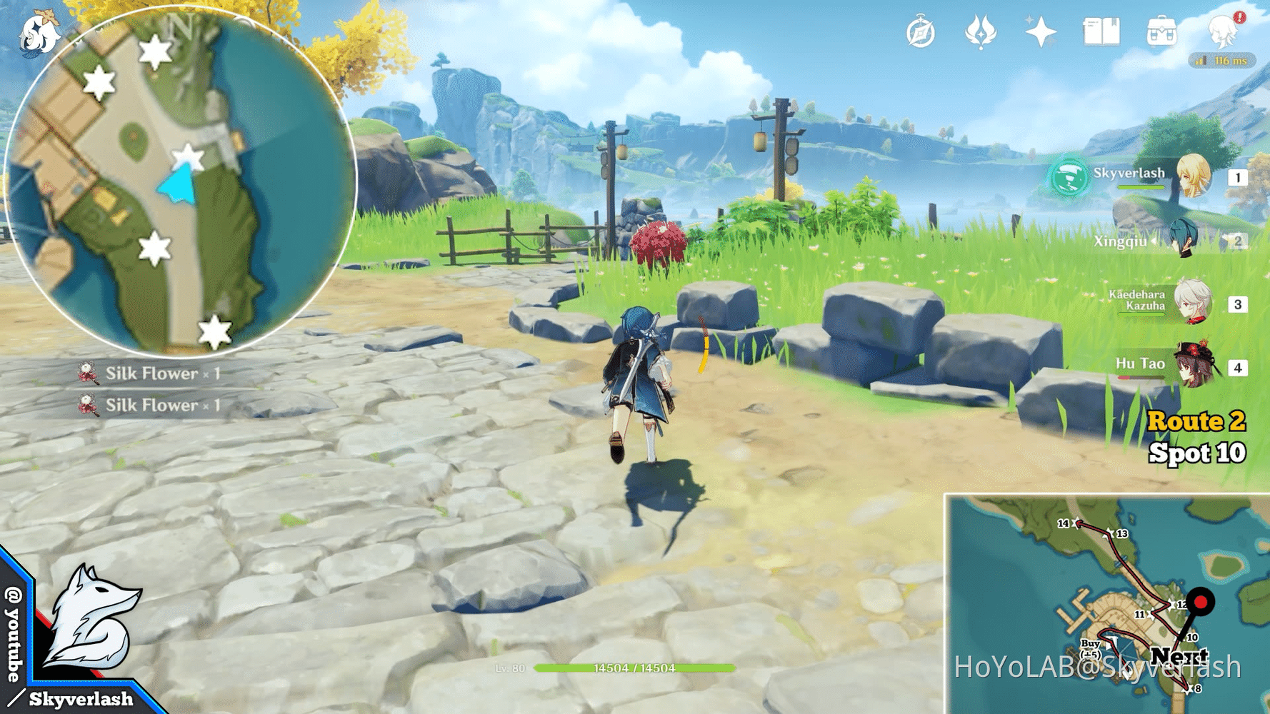 [Liyue Specialty] 38 Silk Flower Farming Routes Genshin Impact HoYoLAB