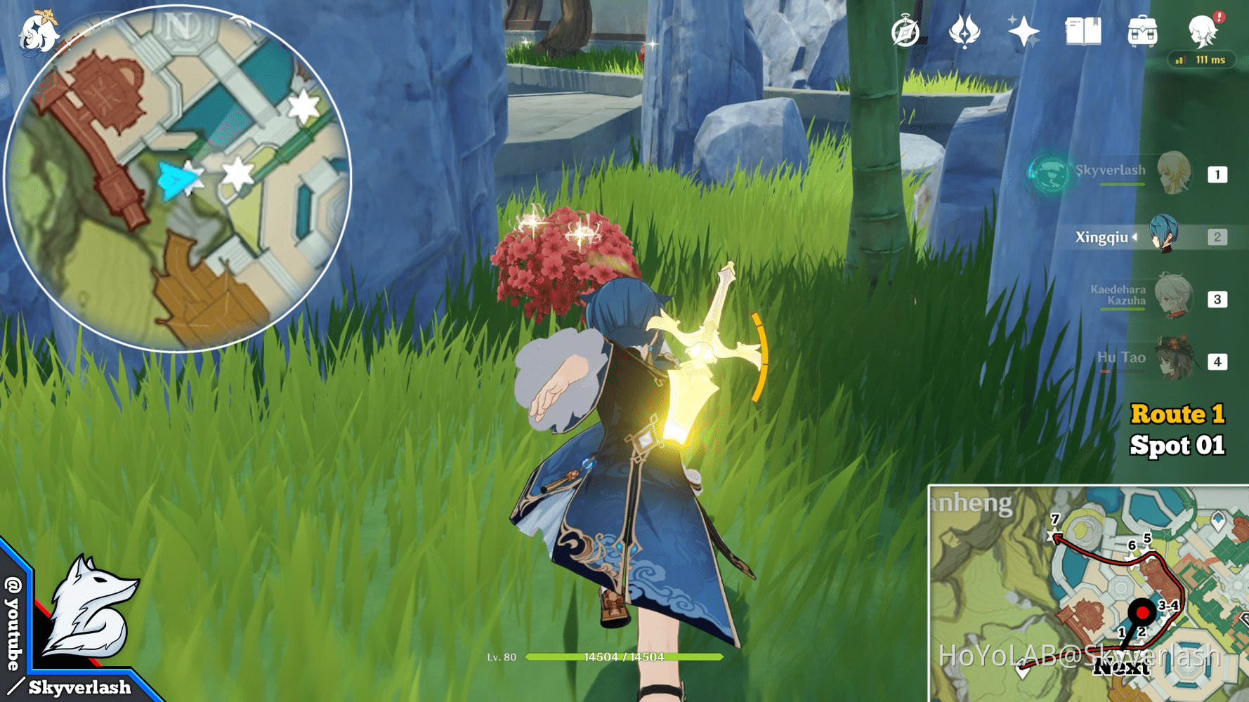 [Liyue Specialty] 38 Silk Flower Farming Routes Genshin Impact HoYoLAB