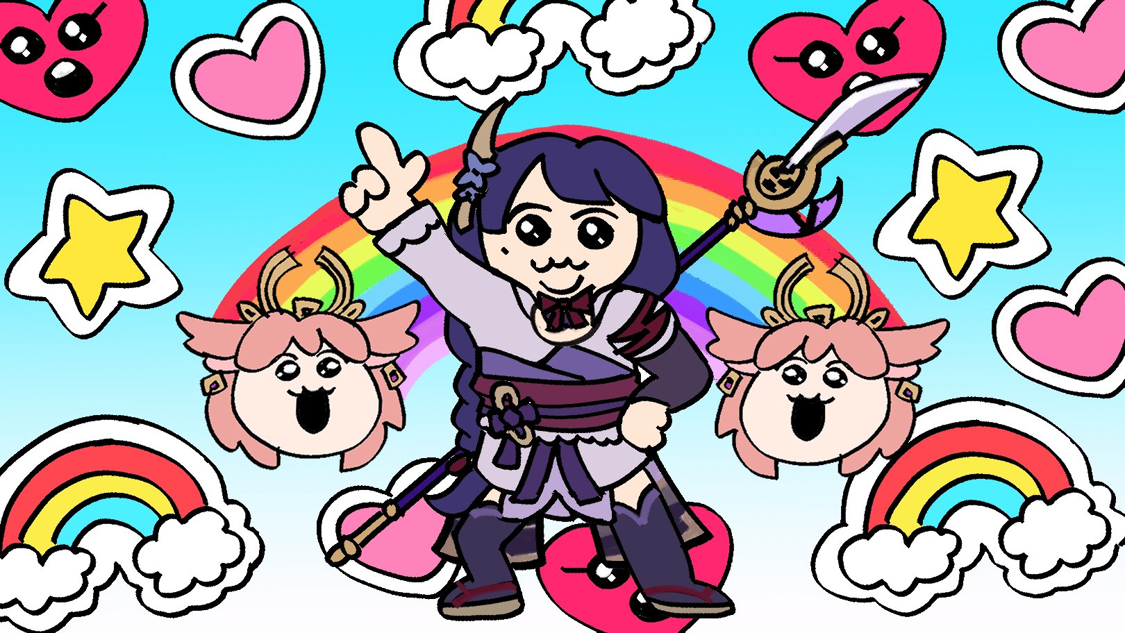 cotton candy Ei Ei oh Genshin Impact HoYoLAB