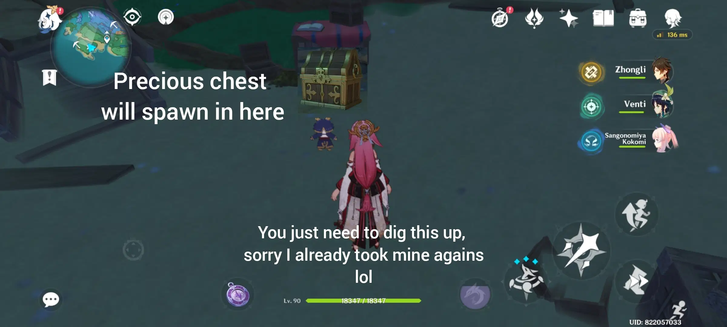 Watatsumi Island Hidden Precious Chest! Genshin Impact HoYoLAB