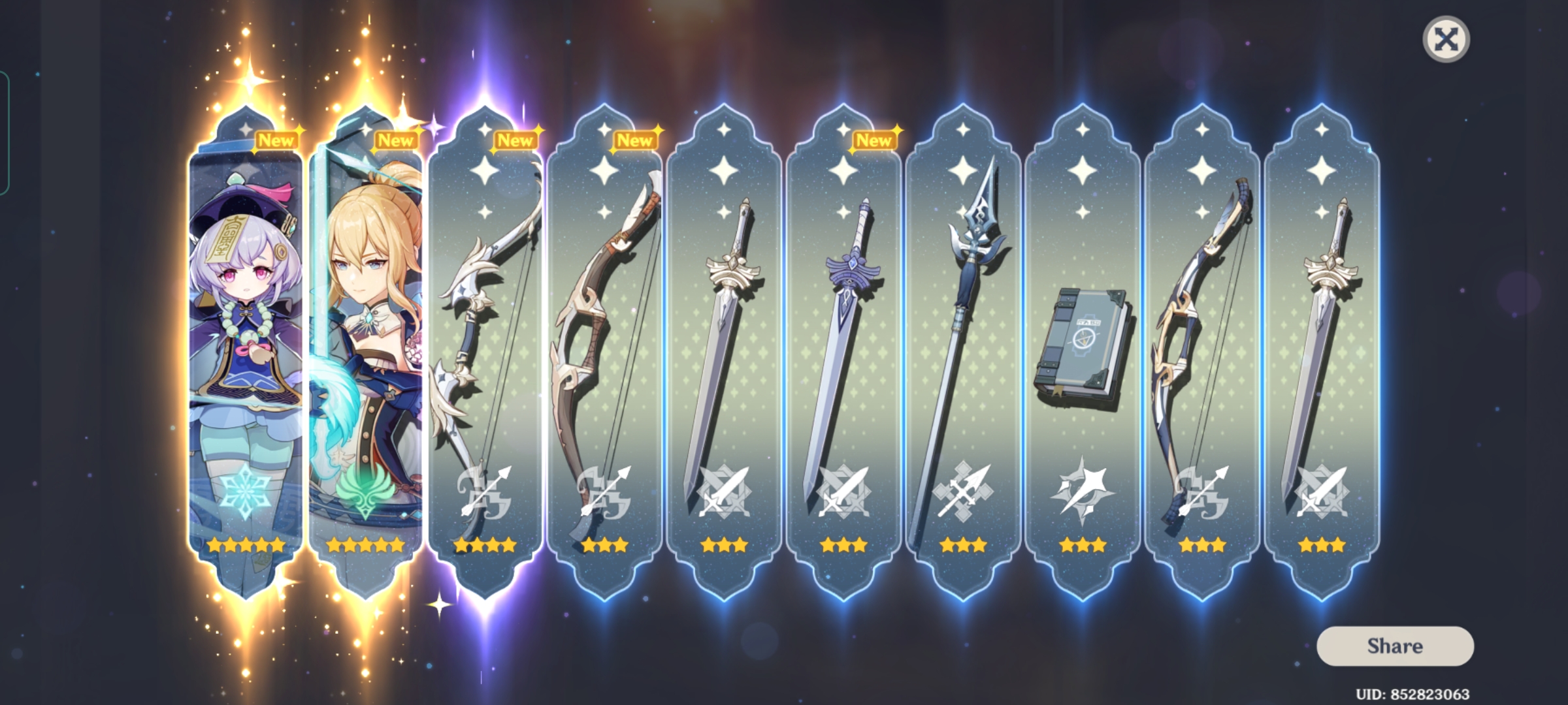 My sister did her first ten pull! Genshin Impact | HoYoLAB