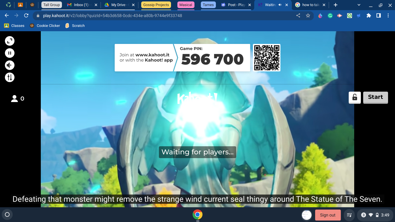 Genshin Impact Live Kahoot! (Starts in 26 minutes) Genshin Impact HoYoLAB