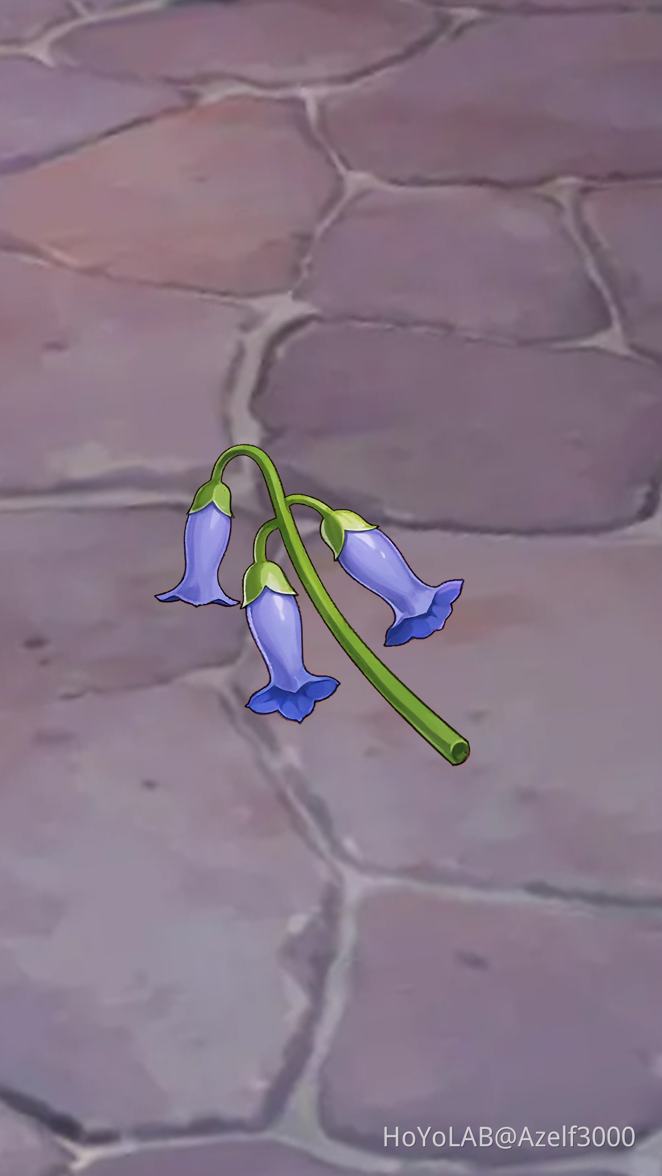 Did someone lost this violet flower? 😦🥀 Genshin Impact HoYoLAB