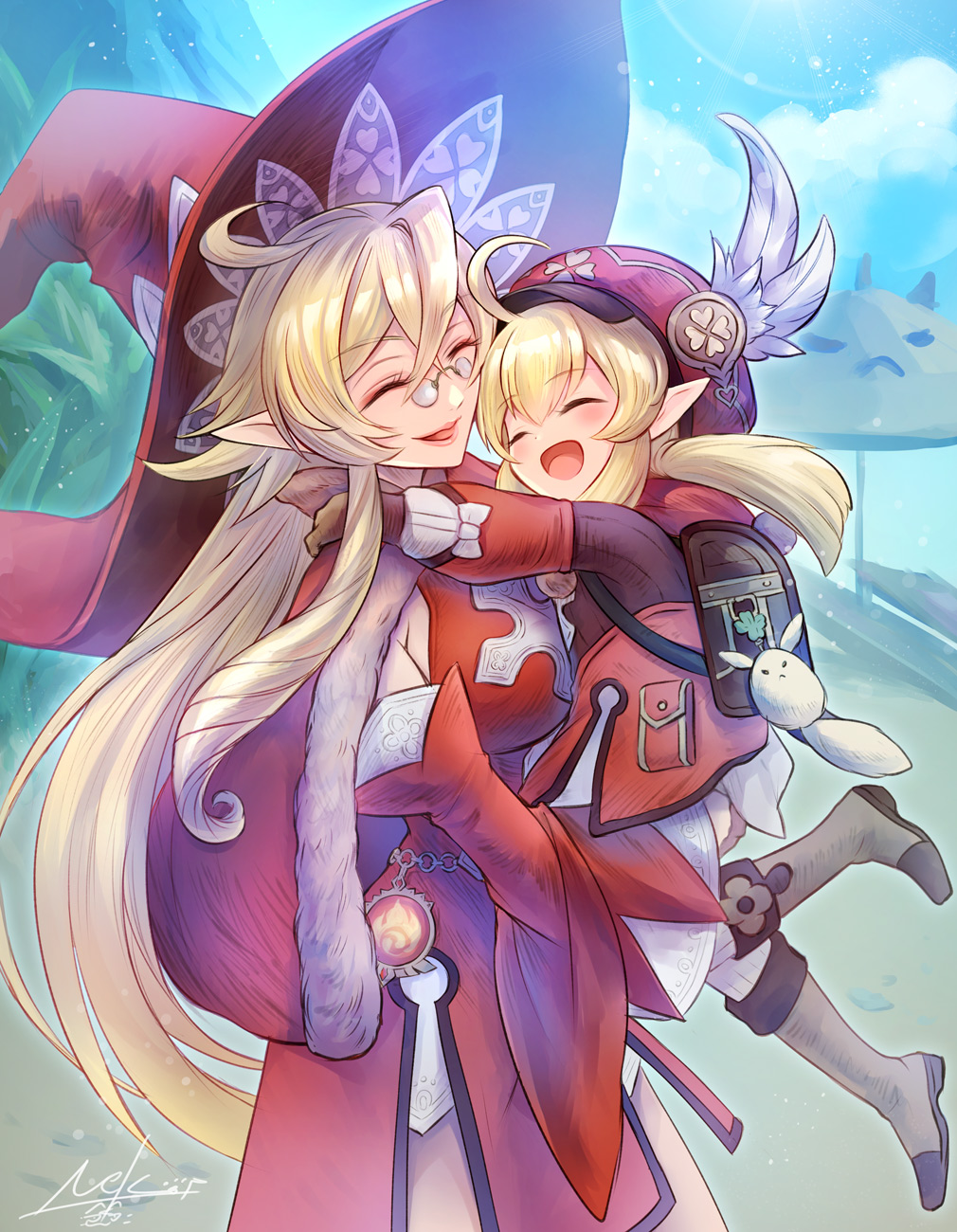 Alice and Klee Genshin Impact HoYoLAB