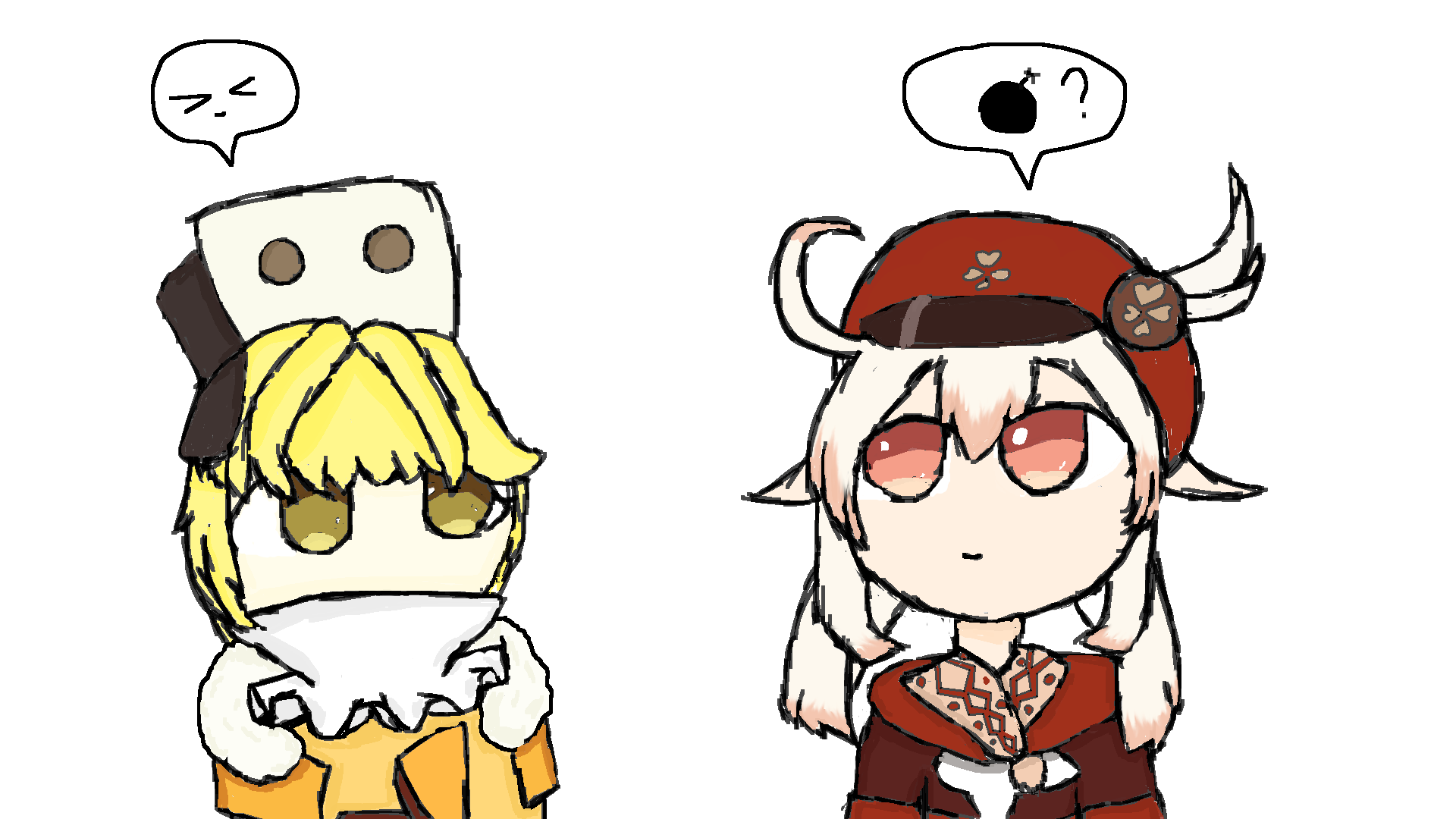 Hook and Klee Honkai Star Rail HoYoLAB