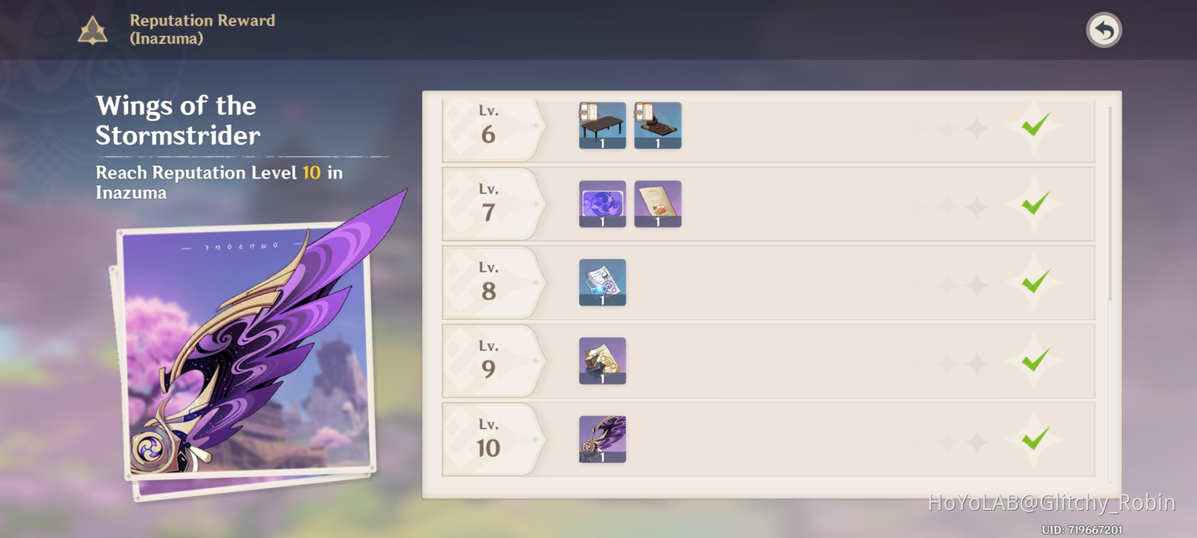 finally got reputation level 10 in inazuma😁 Genshin Impact HoYoLAB