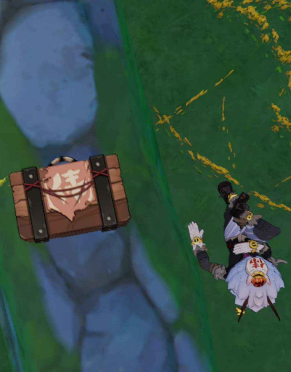 What does the letter on his 'suitcase' mean? Genshin Impact HoYoLAB