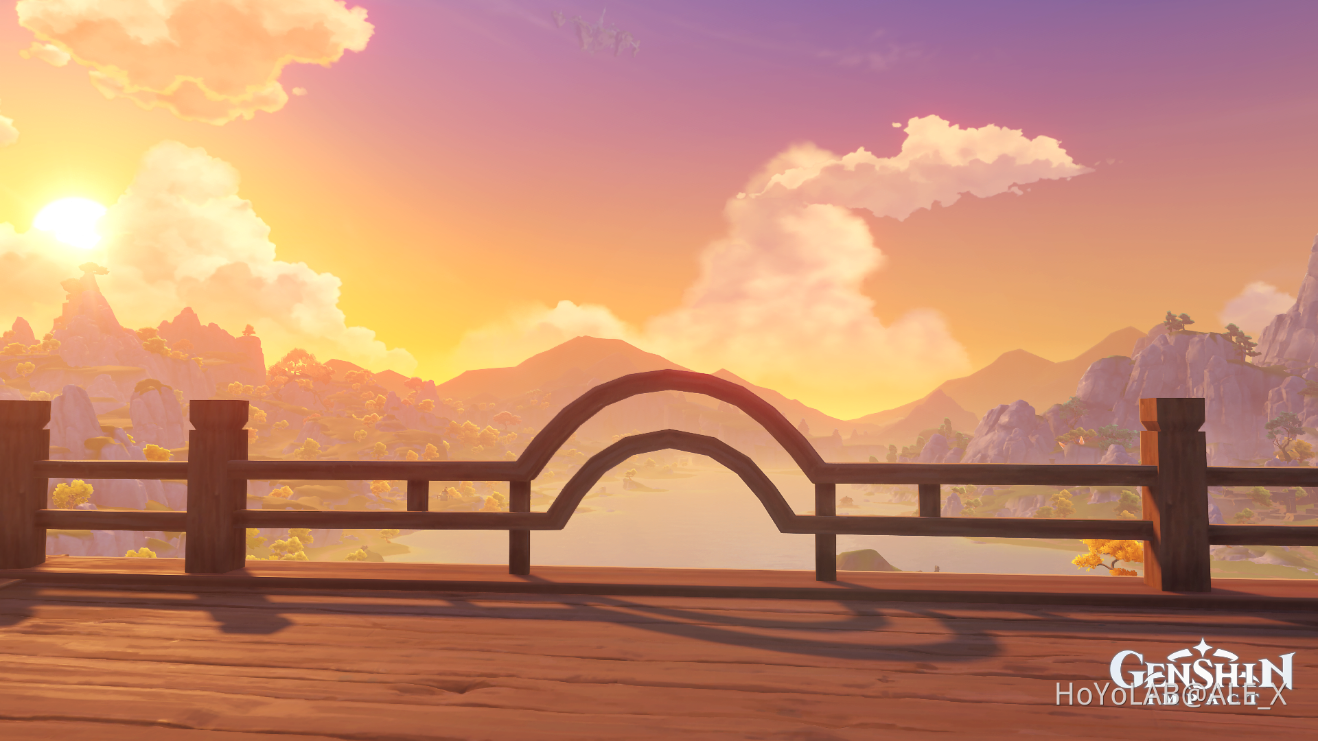 Wangshu Inn sunset Genshin Impact HoYoLAB