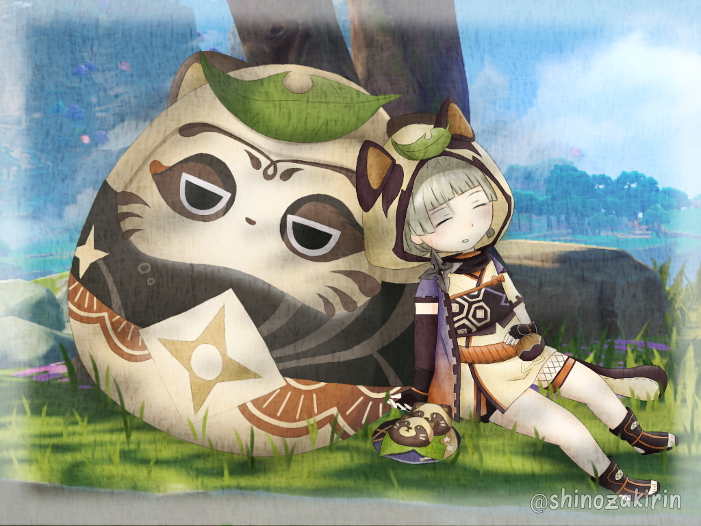 Sayu under Yumemiru Tree Genshin Impact HoYoLAB