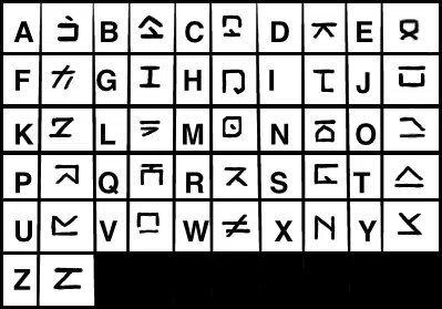 Letters from the language in ZZZ translated Zenless Zone Zero 