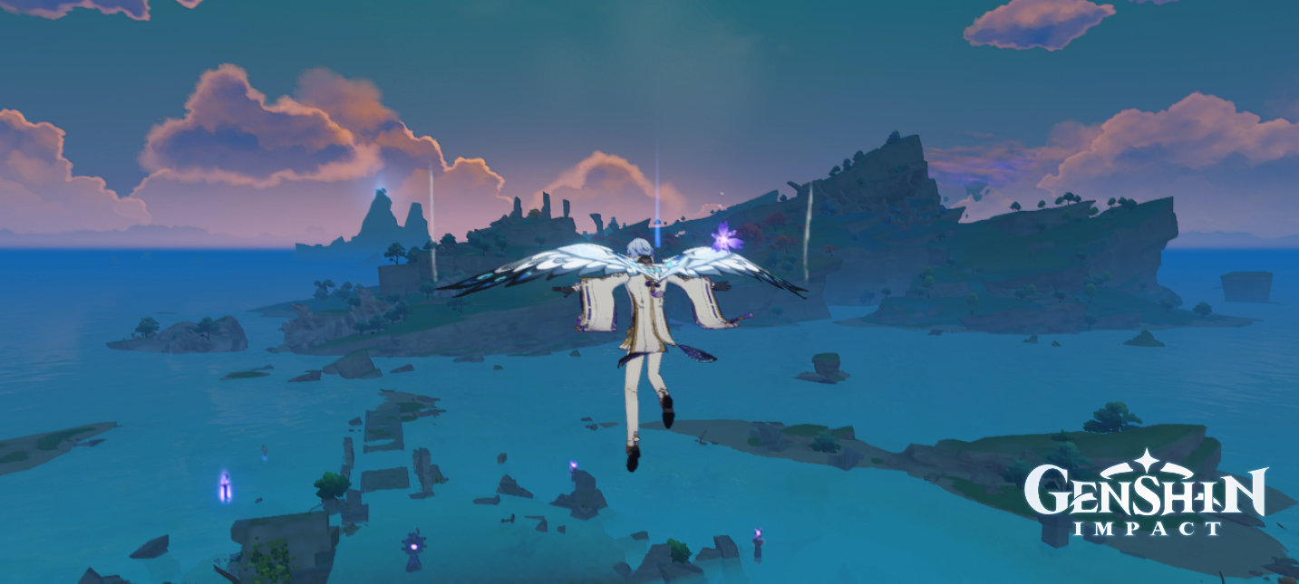 Gliding with a view Genshin Impact HoYoLAB