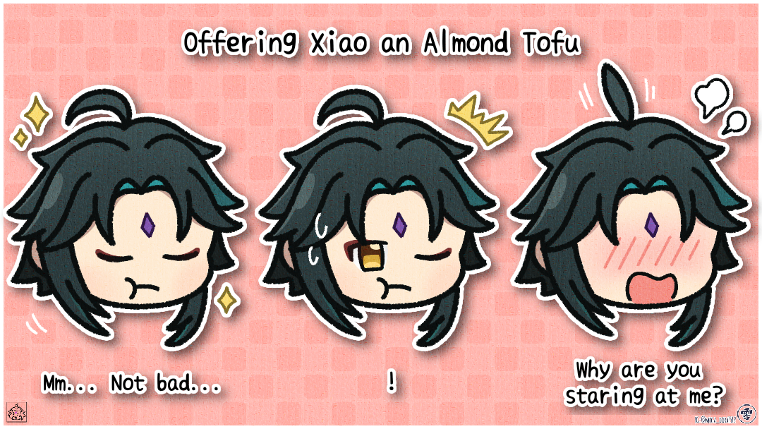 Offering Almond Tofu to Xiao Genshin Impact HoYoLAB