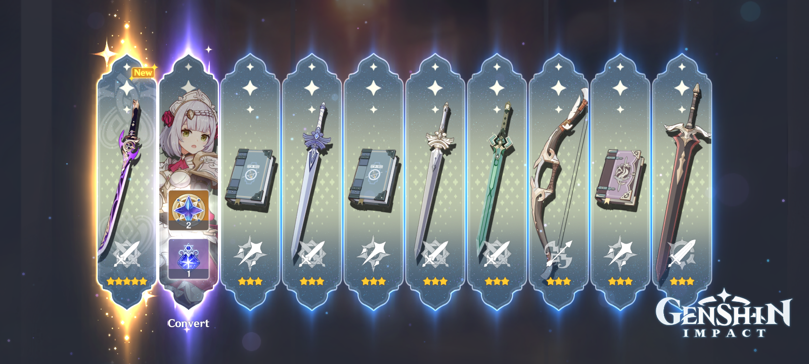 16 PITY WEAPON BANNER POG Genshin Impact HoYoLAB