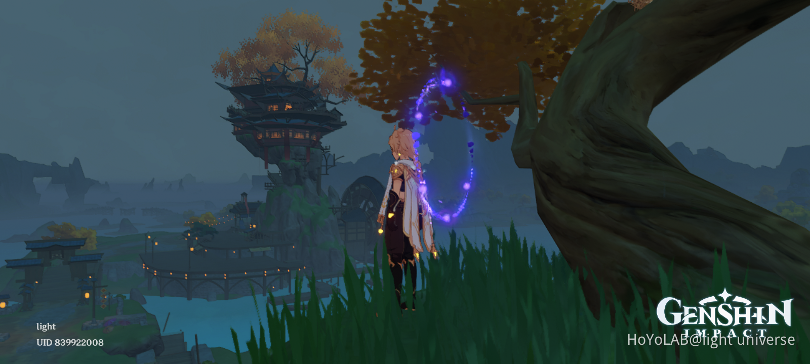 Wangshu Inn in rainy night Genshin Impact HoYoLAB