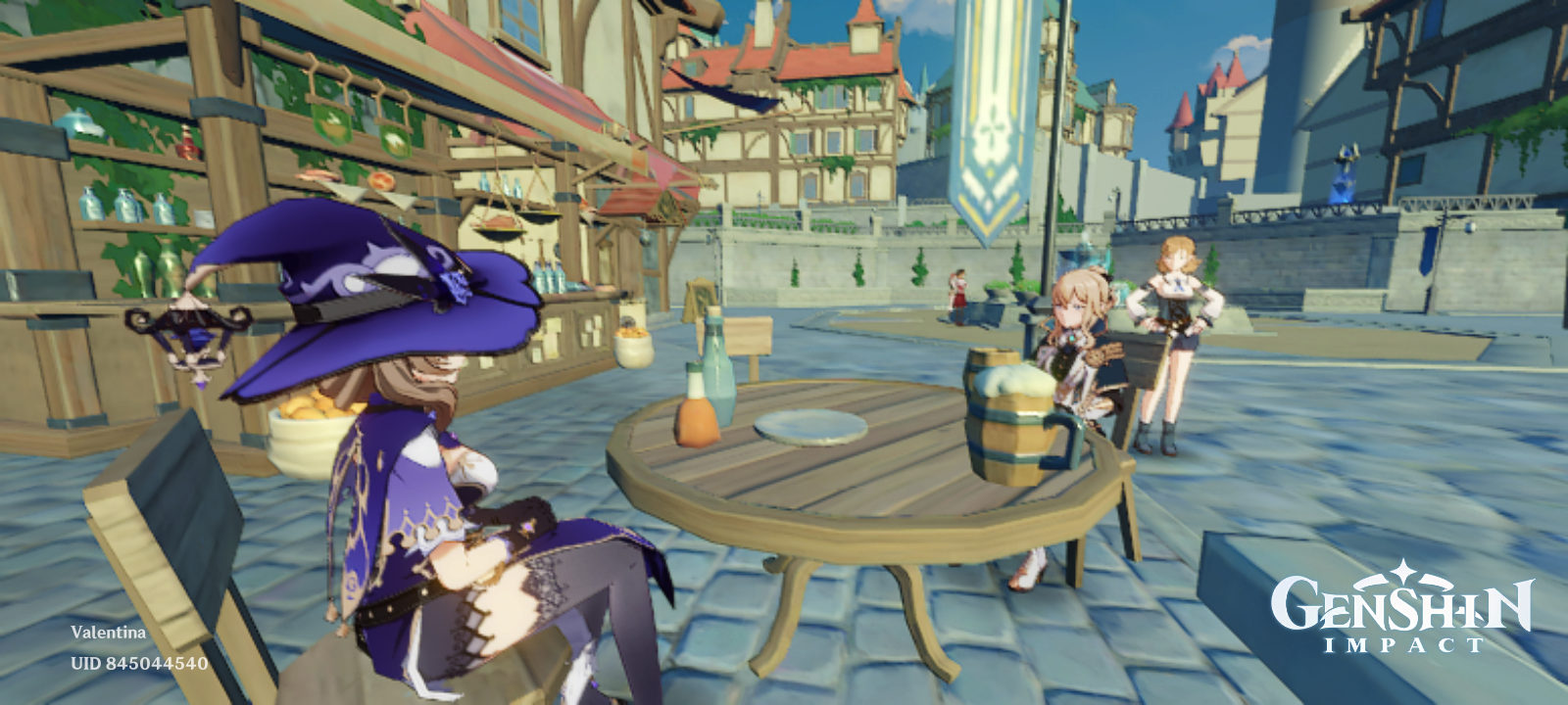 Lisa and jean on a date Genshin Impact HoYoLAB