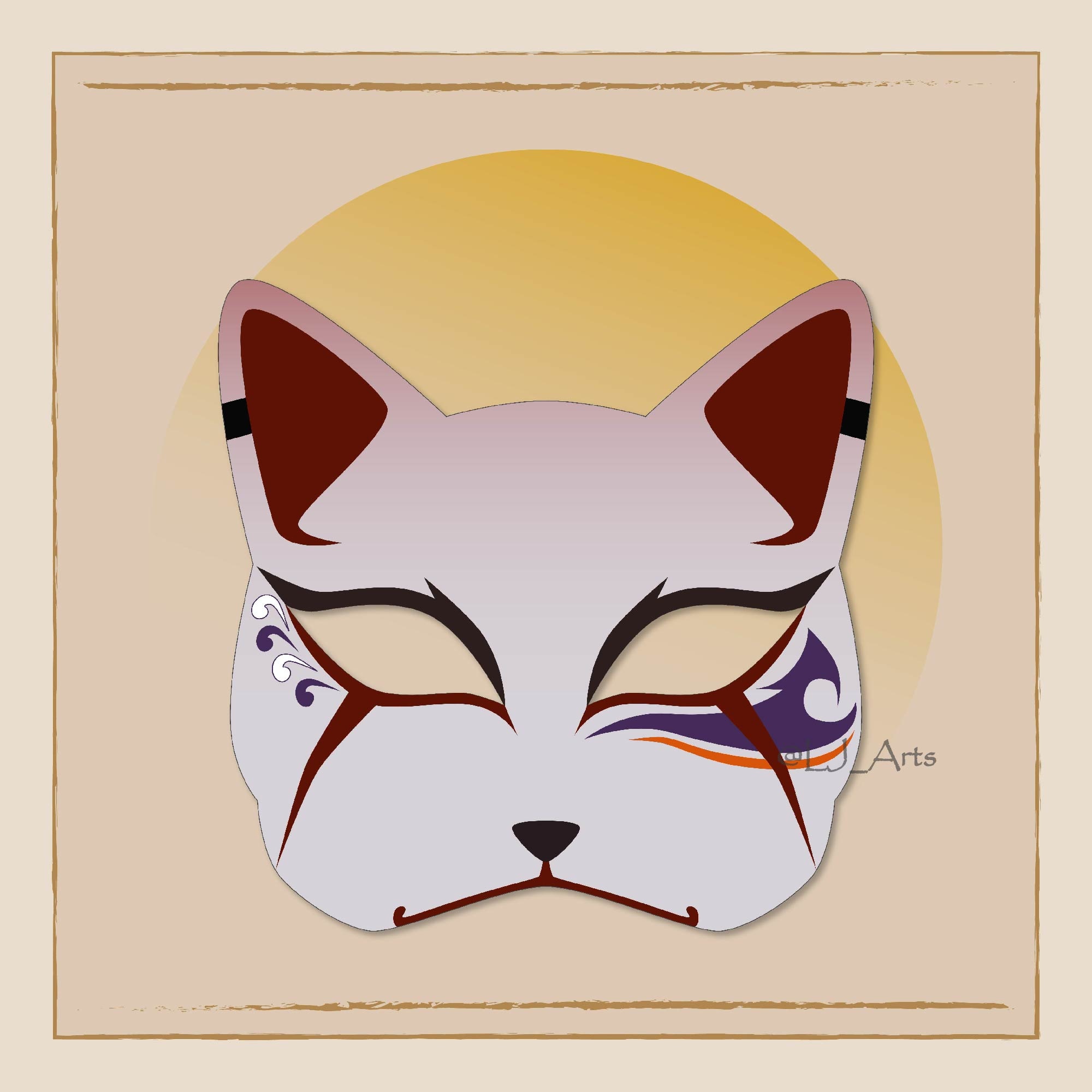 Arataki Itto Kitsune Mask Genshin Impact HoYoLAB